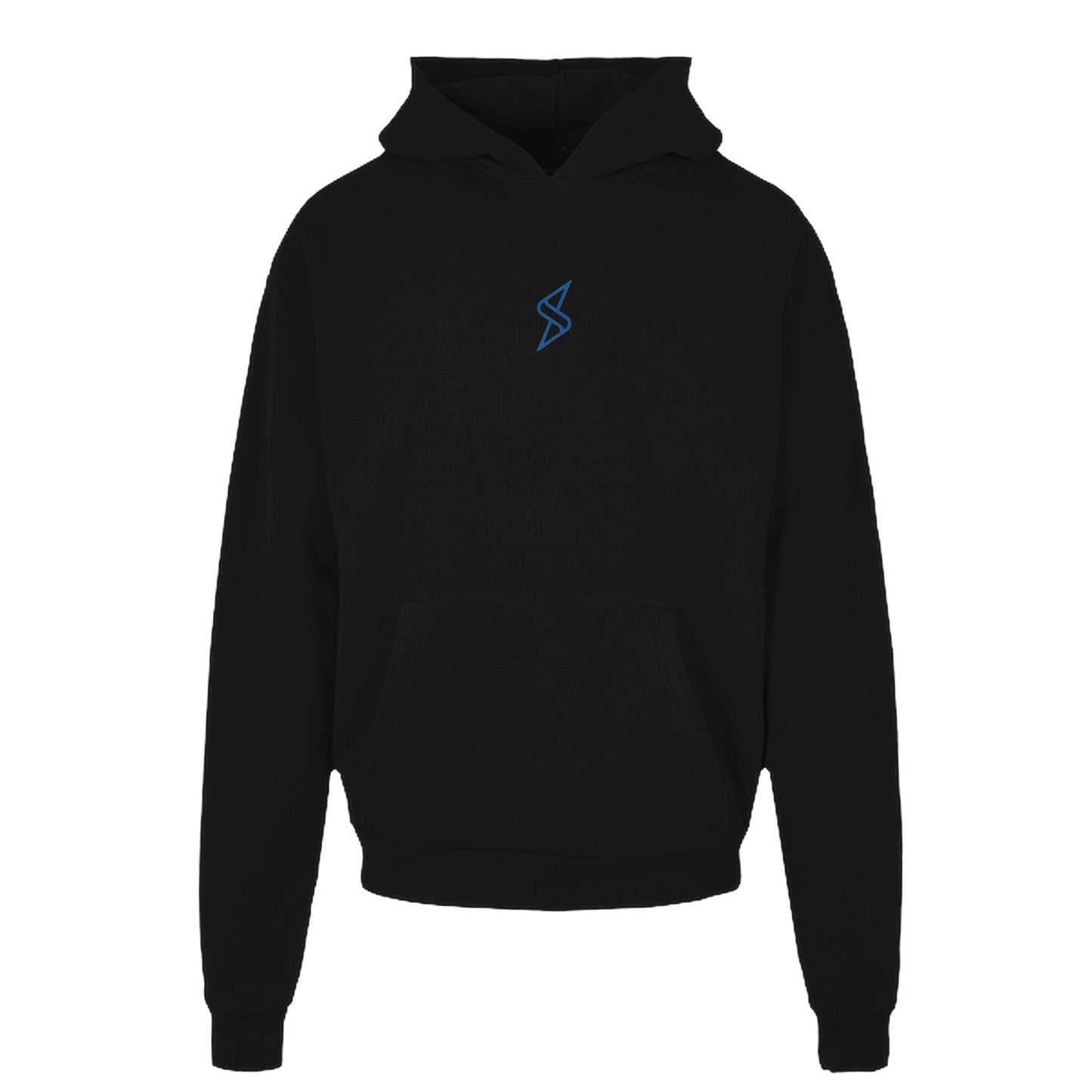 Heavy Cotton Hoodie blaues Monogramm