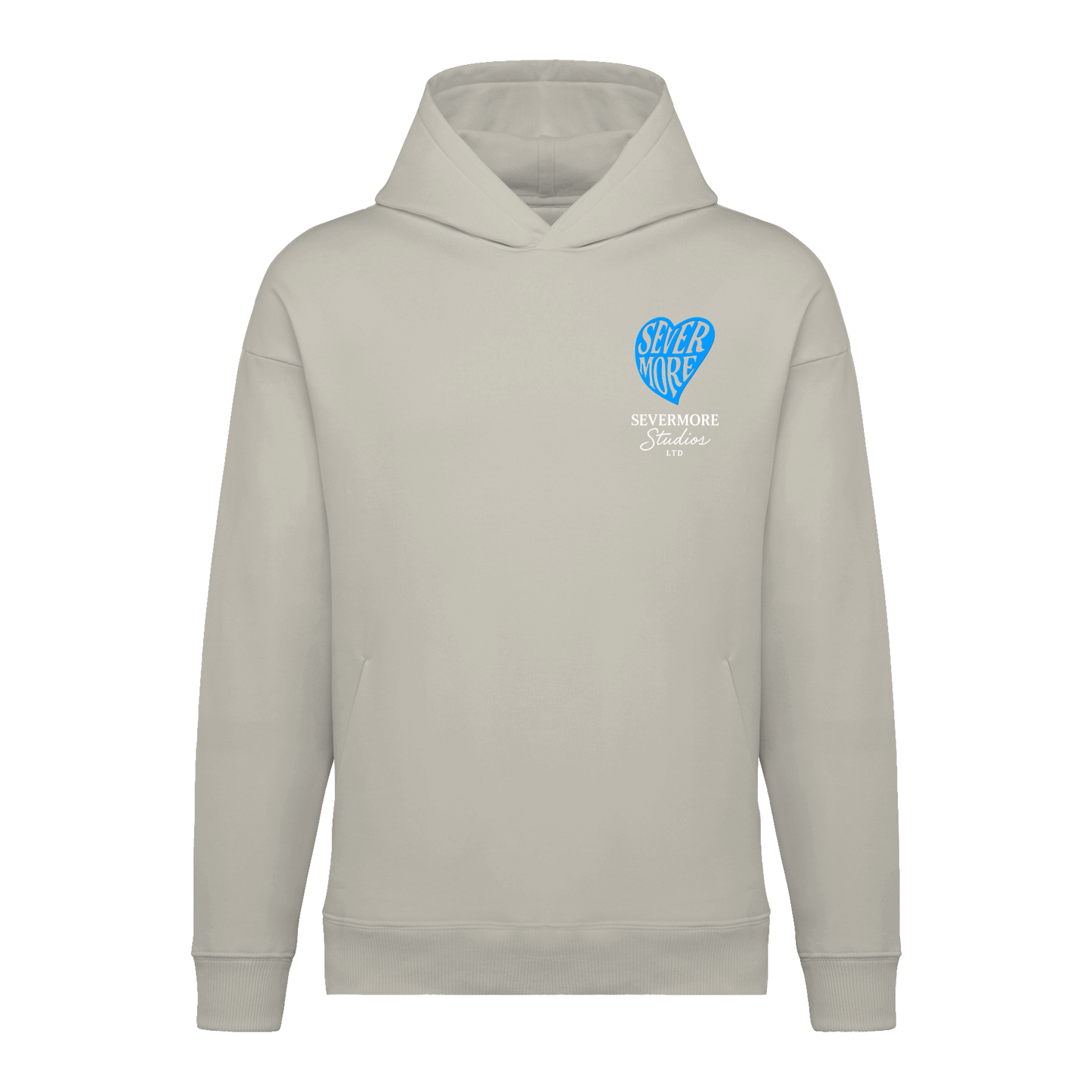 VORBESTELLUNG Hoodie "Love" blaues Herz