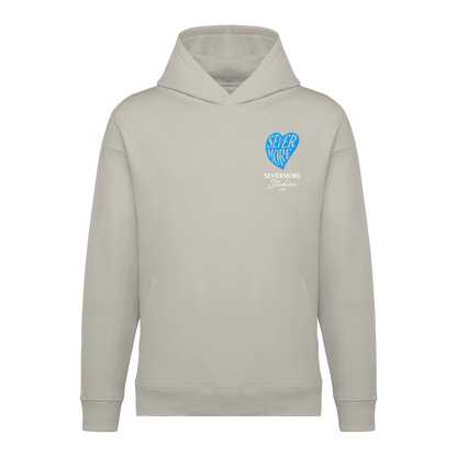 VORBESTELLUNG Hoodie "Love" blaues Herz