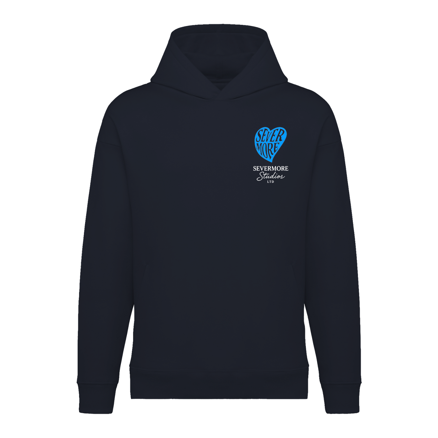 VORBESTELLUNG Hoodie "Love" blaues Herz