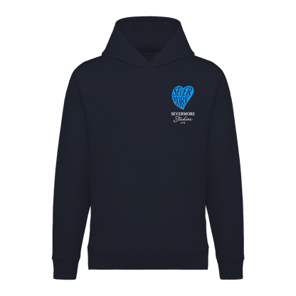VORBESTELLUNG Hoodie "Love" blaues Herz