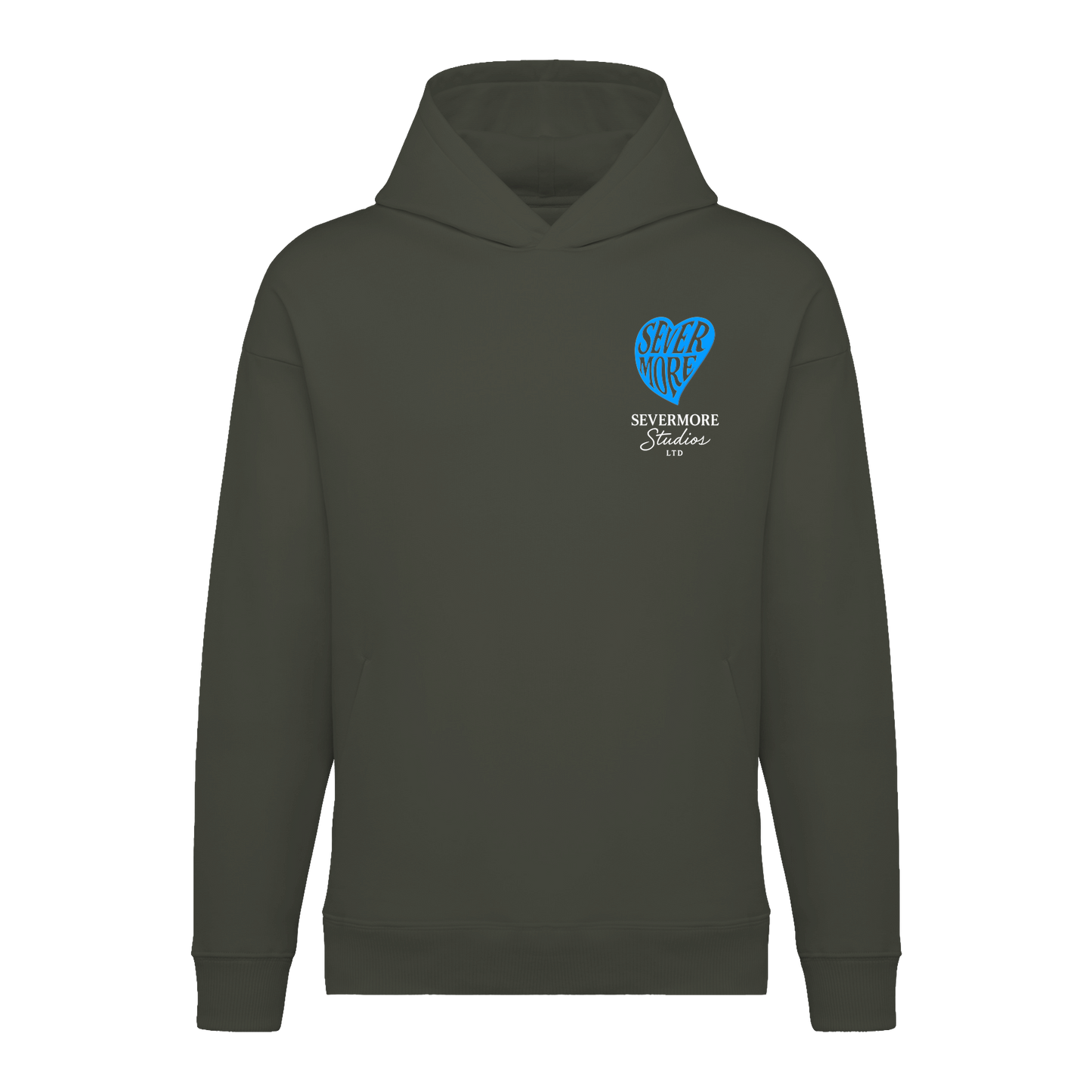 VORBESTELLUNG Hoodie "Love" blaues Herz