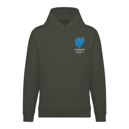 VORBESTELLUNG Hoodie "Love" blaues Herz
