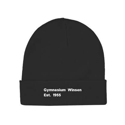 Mütze Gymnasium Winsen Stick Schrift