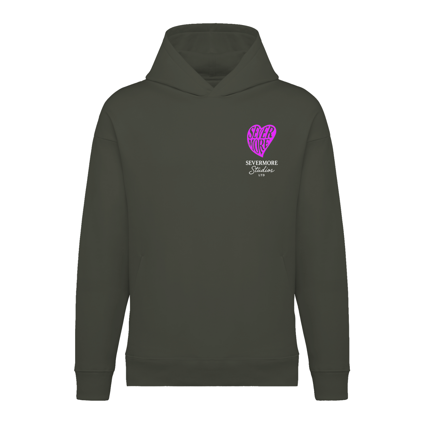 VORBESTELLUNG Hoodie "Love" pinkes Herz
