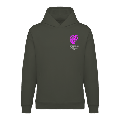 VORBESTELLUNG Hoodie "Love" pinkes Herz