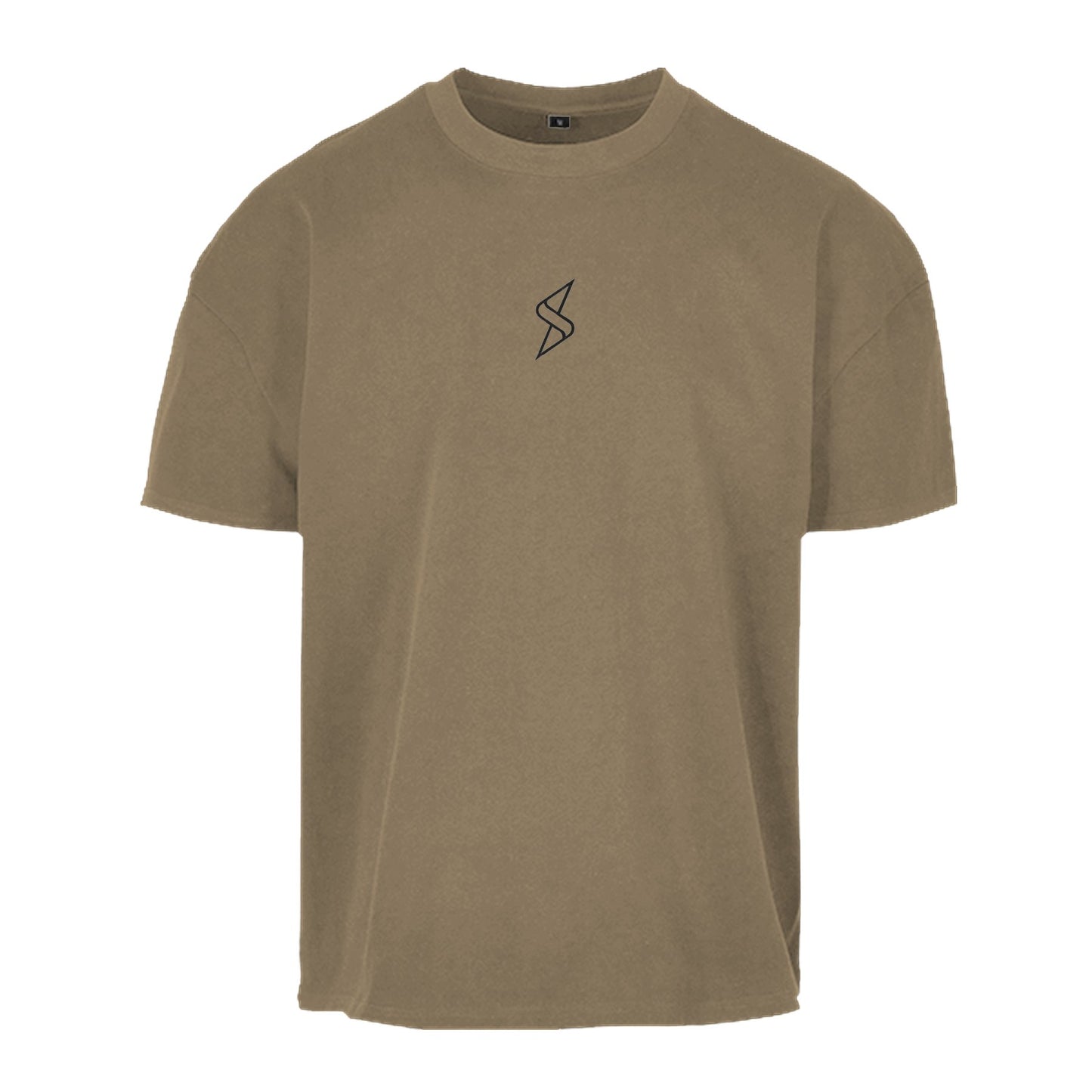 Heavy Cotton Box T-Shirt schwarzes Monogramm