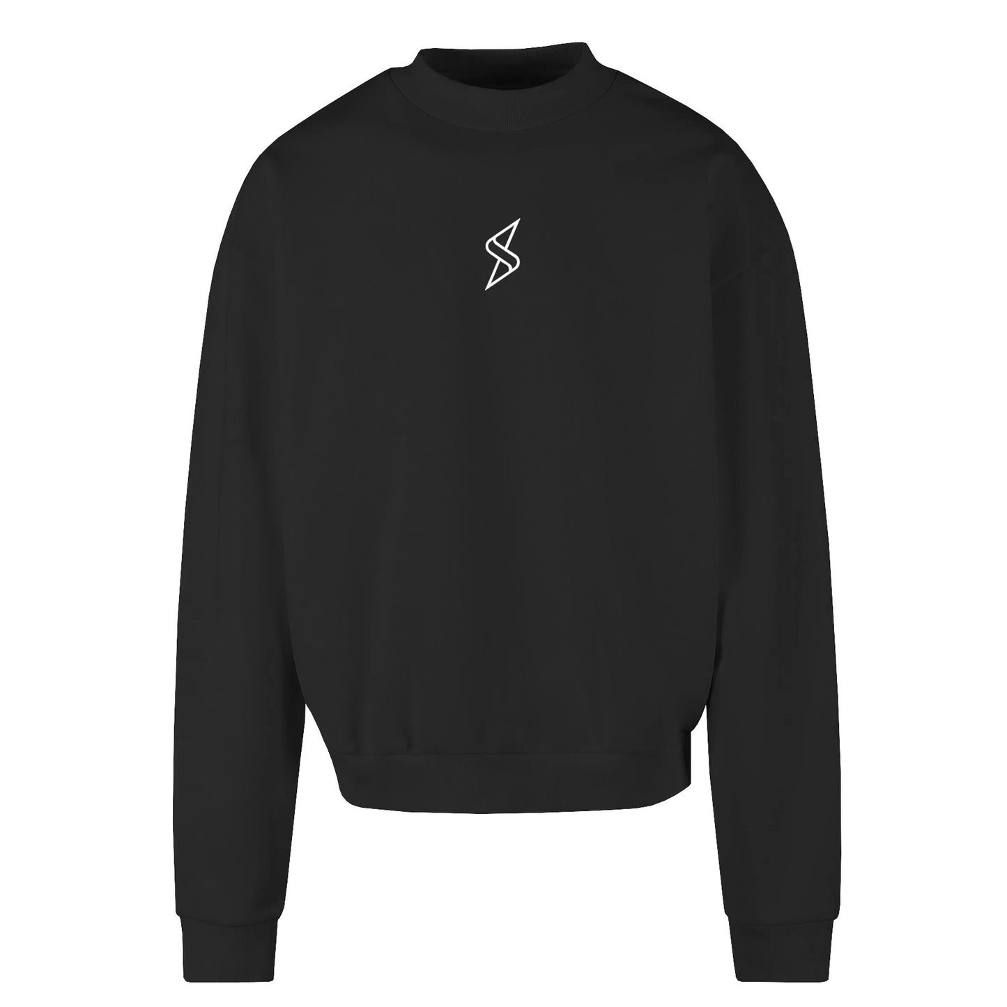 Heavy Cotton Crewneck weißes Monogramm