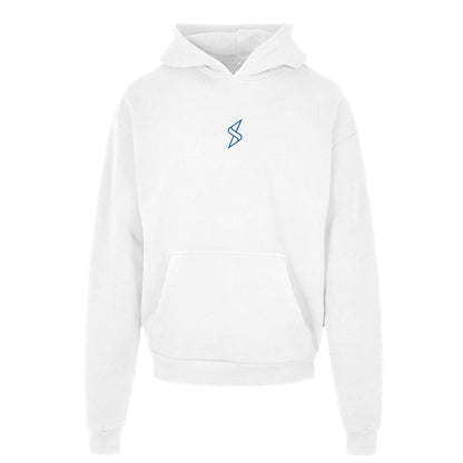 Heavy Cotton Hoodie blaues Monogramm