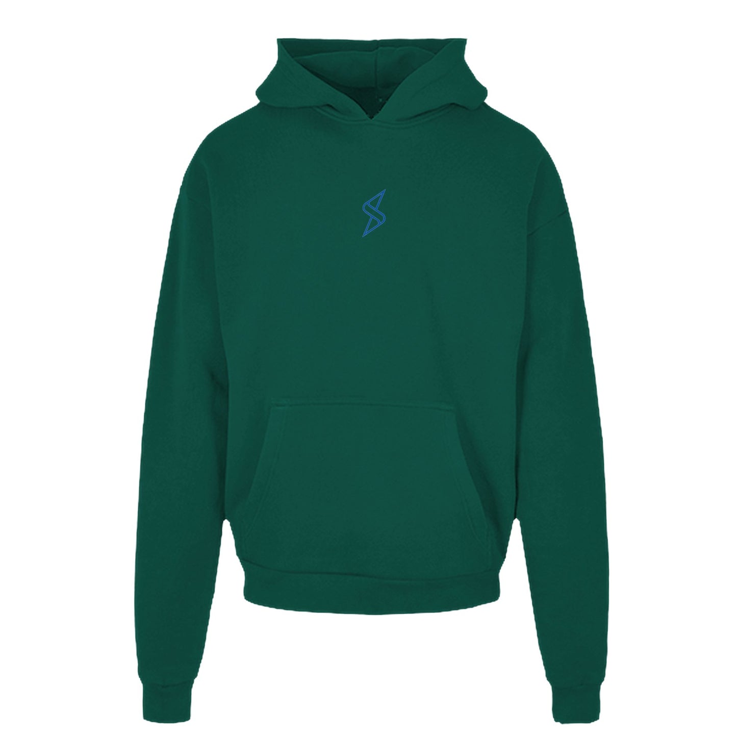 Heavy Cotton Hoodie blaues Monogramm