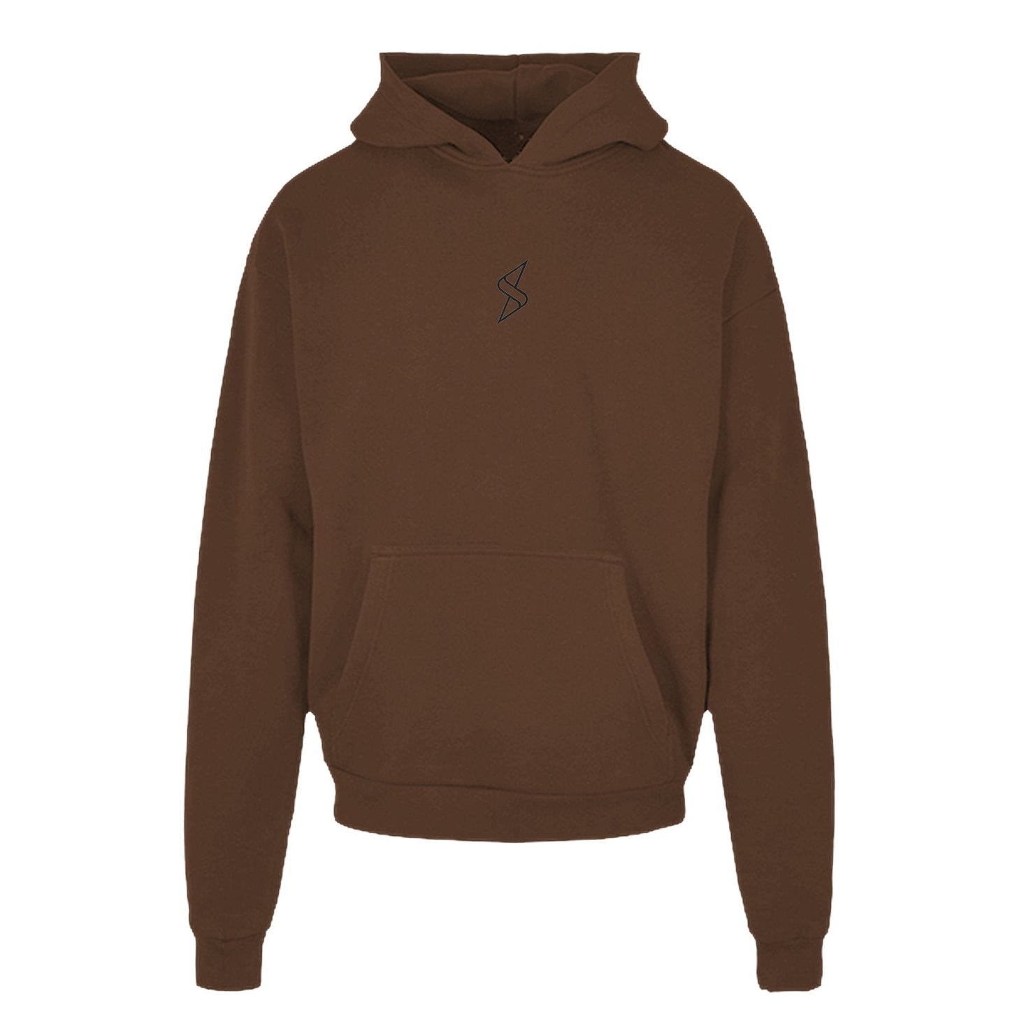 Heavy Cotton Hoodie schwarzes Monogramm