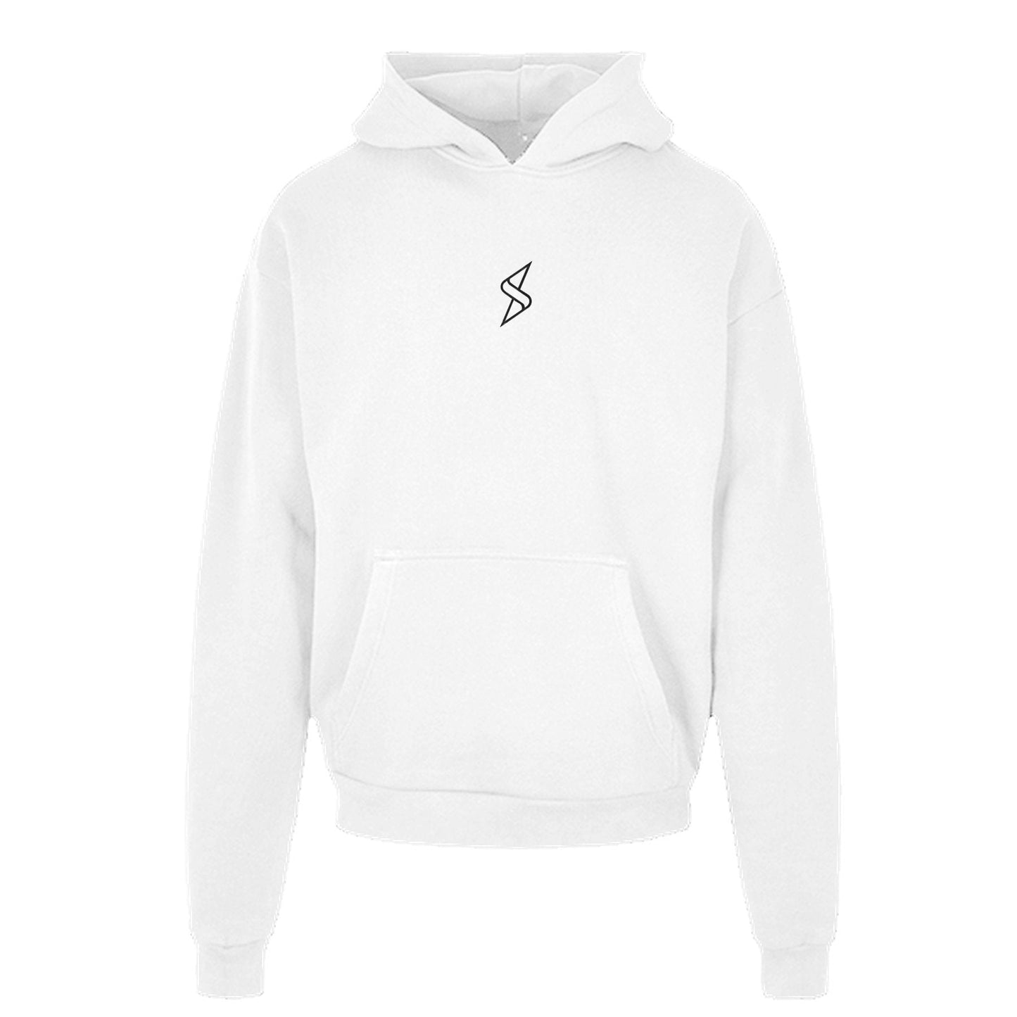 Heavy Cotton Hoodie schwarzes Monogramm