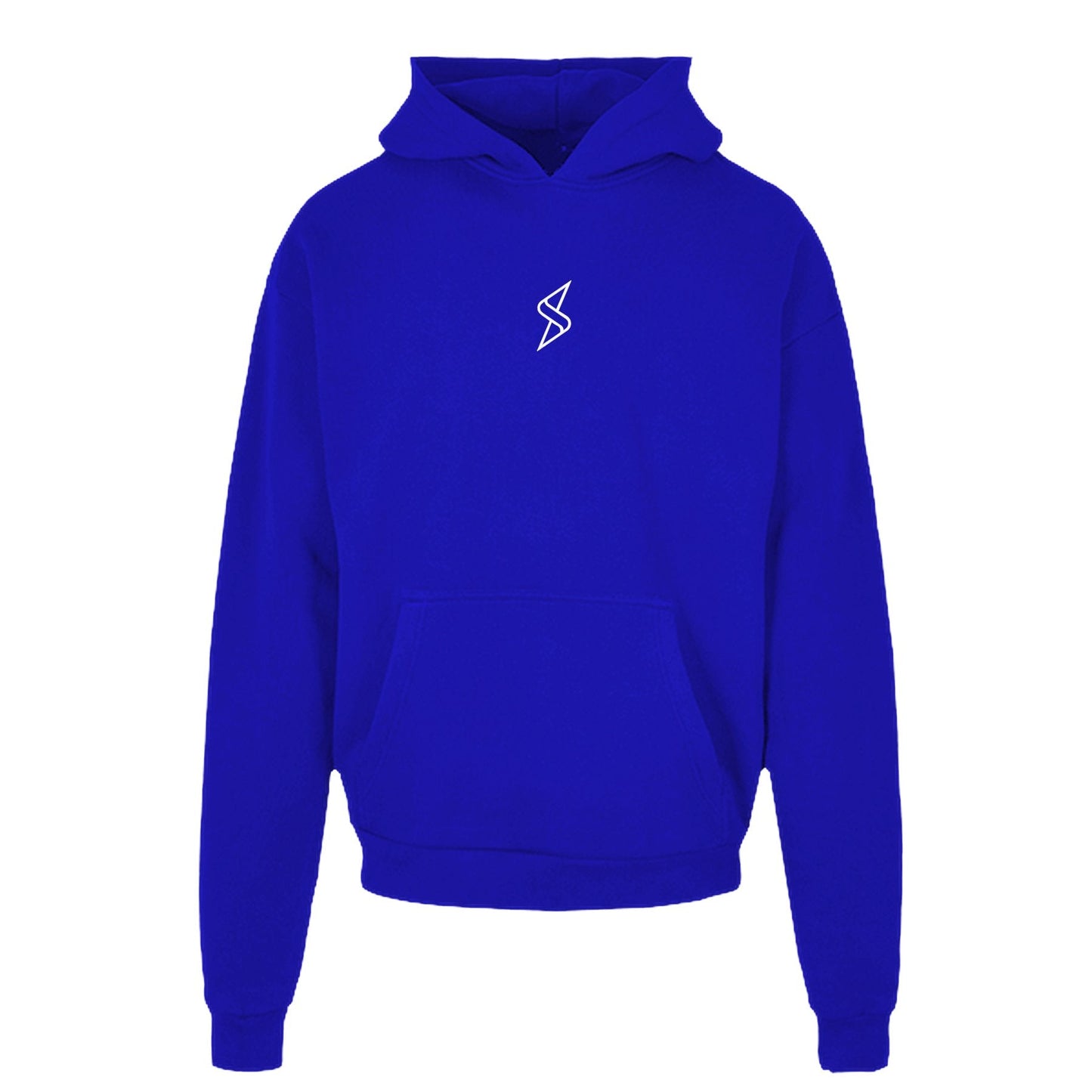 Heavy Cotton Hoodie weißes Monogramm