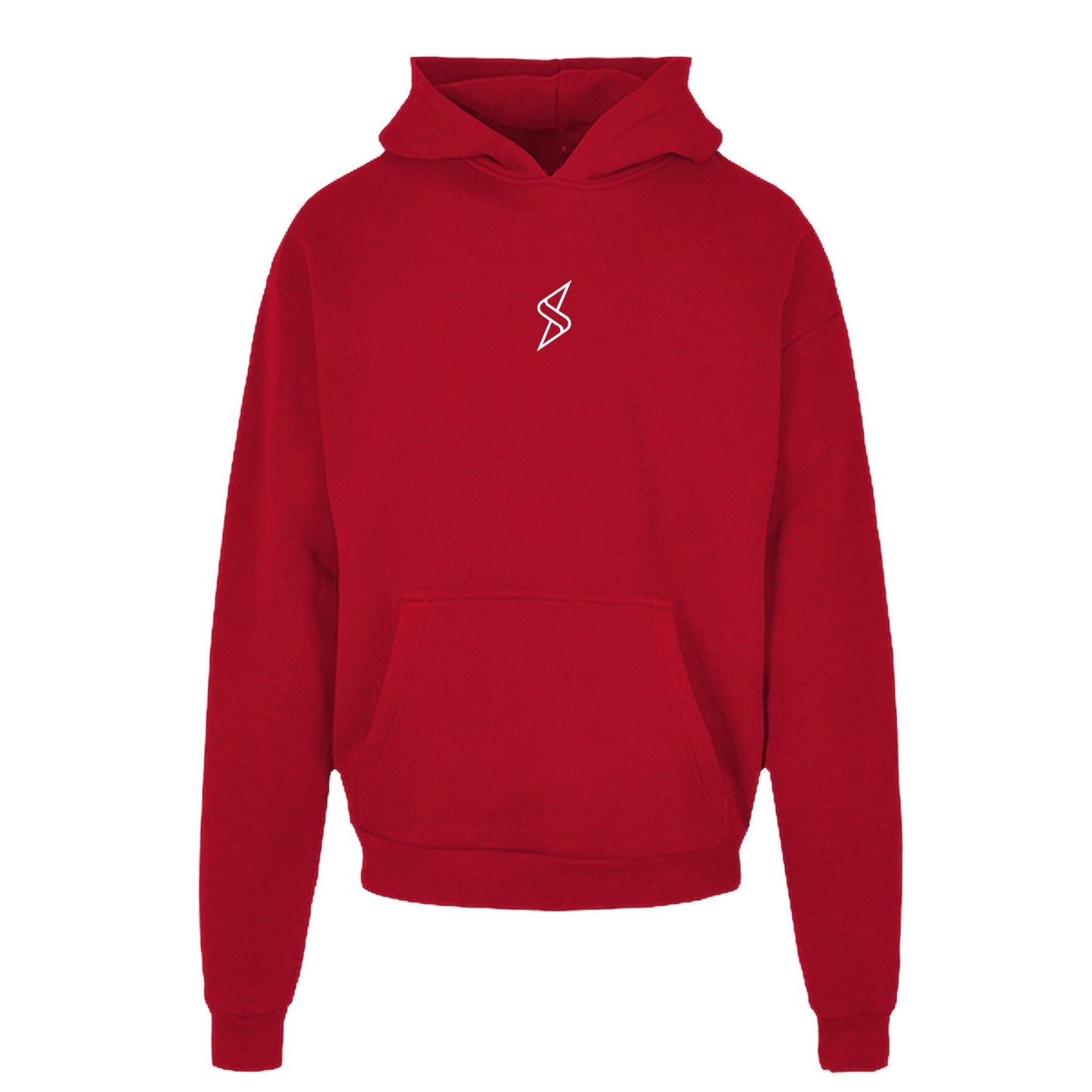 Heavy Cotton Hoodie weißes Monogramm